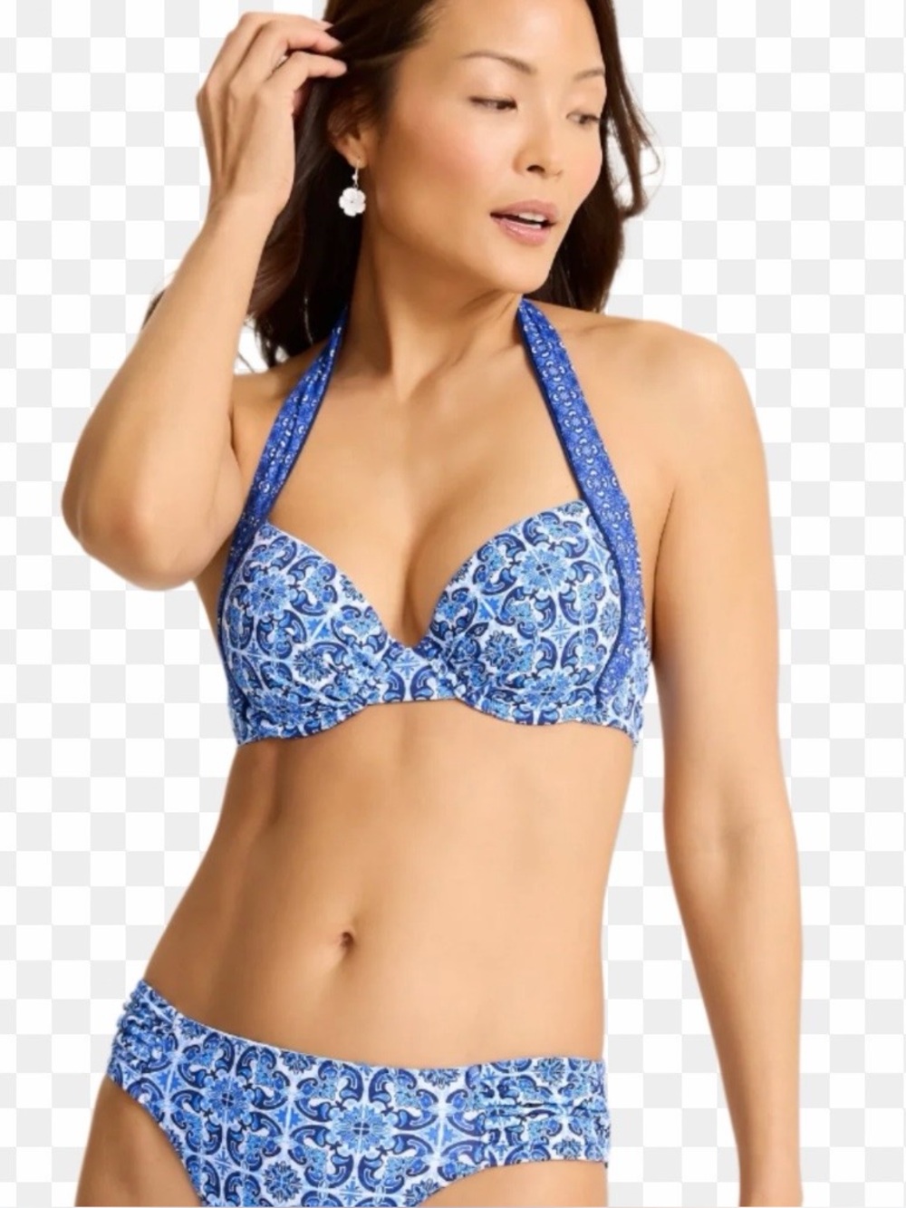 NWT Tommy Bahama Terrazo Tile bikini top